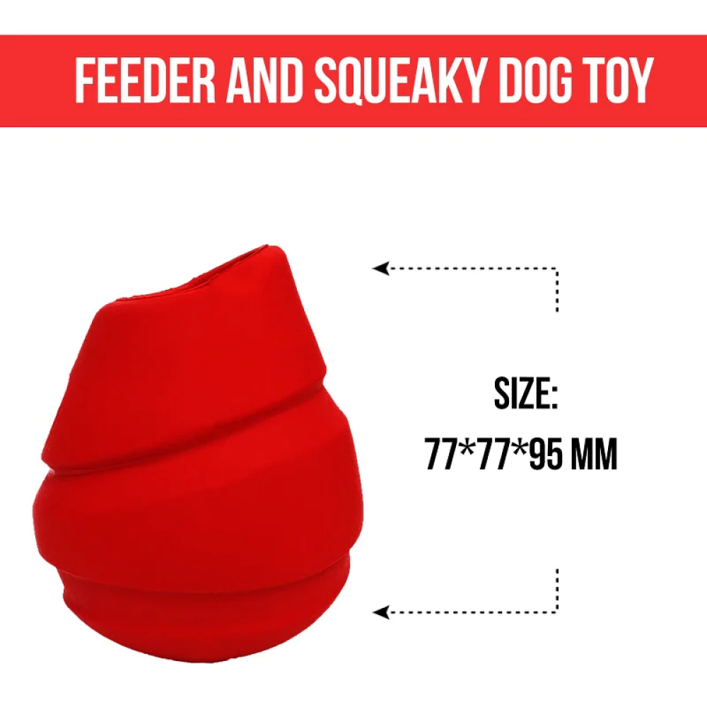 Goofy Tails Natural Roly Poly Treat Dispensing Toy for Dogs