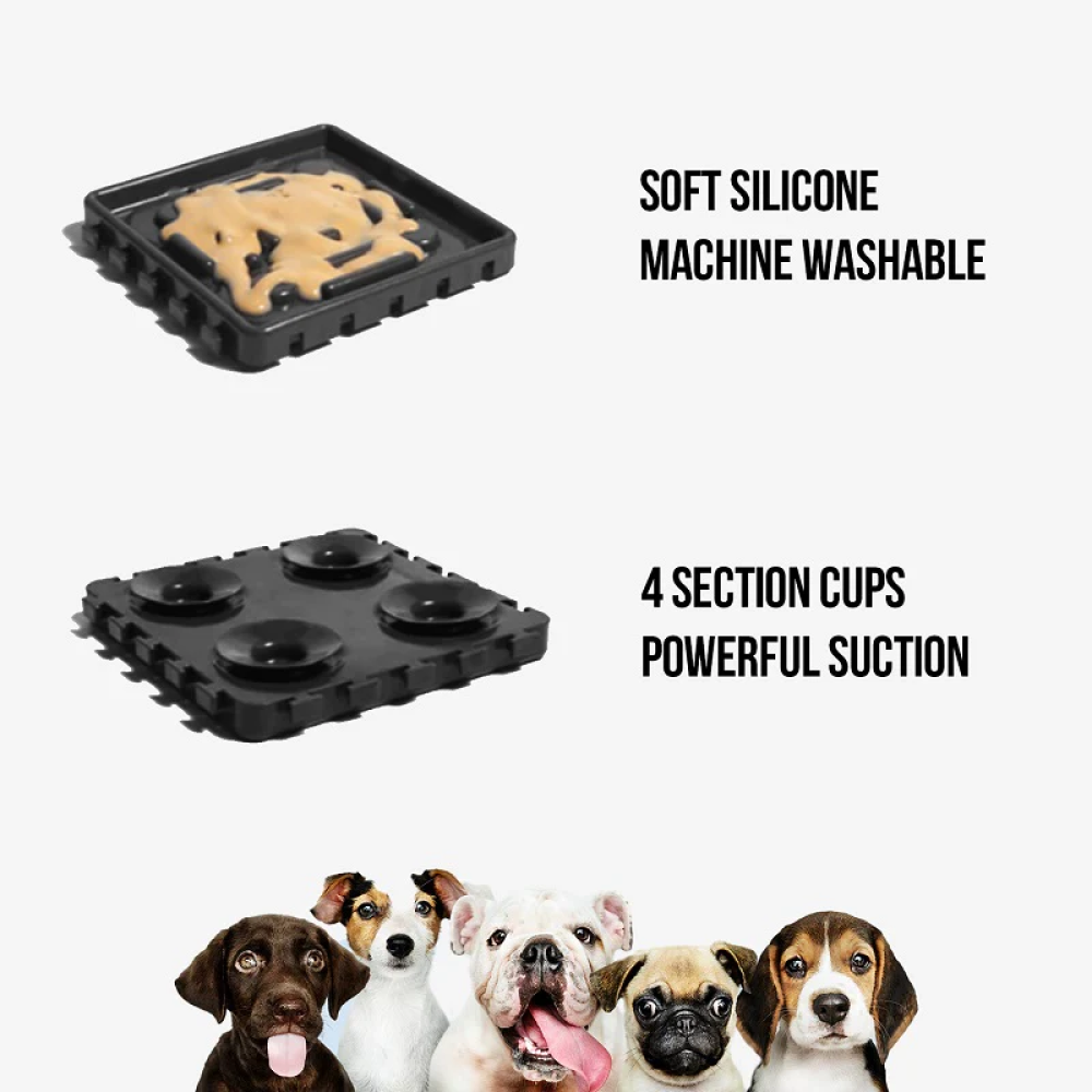 Goofy Tails Lick Mats & Slow Feeder for Pets (Dogs & Cats)