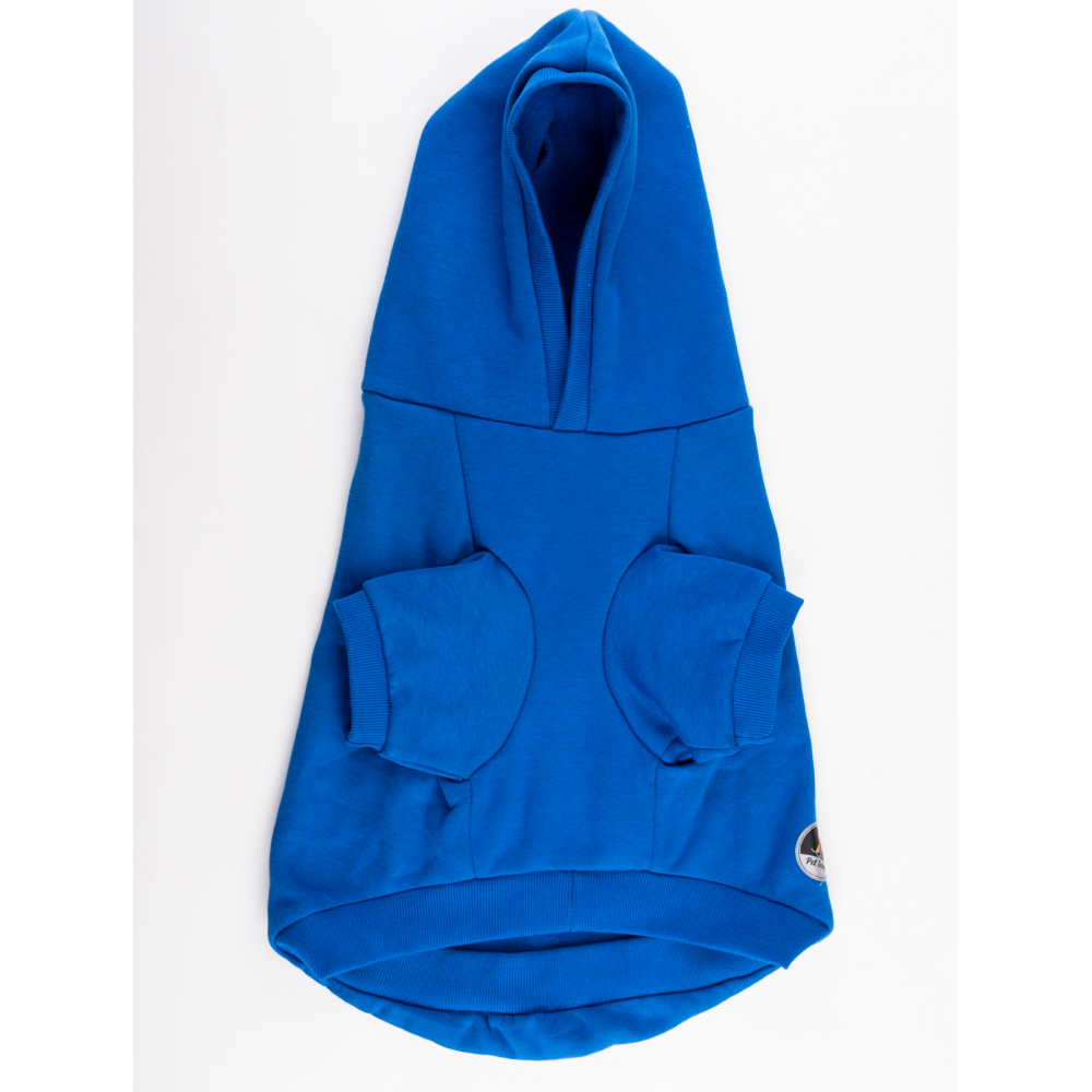 Petsnugs Cute Heart Hoodie for Pets (Blue)