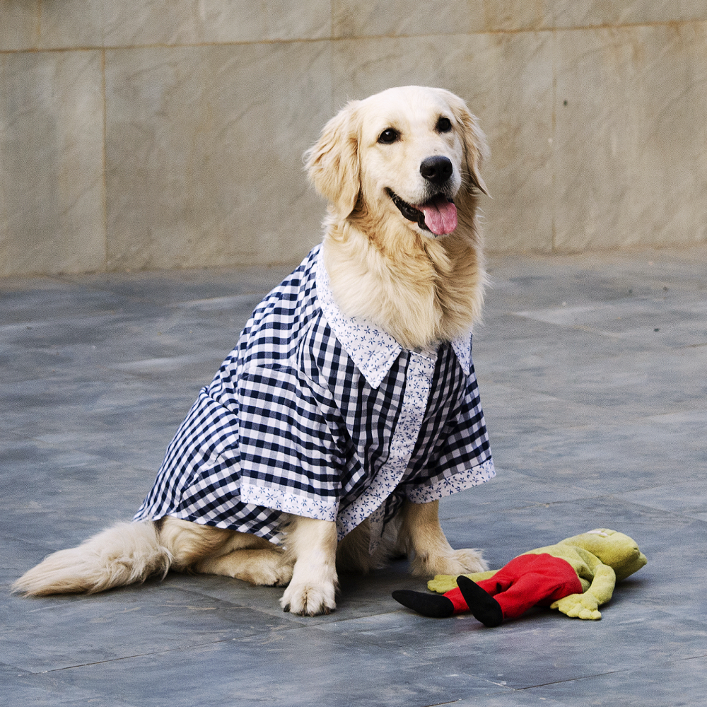 Petsnugs Retro Check Shirt for Pets
