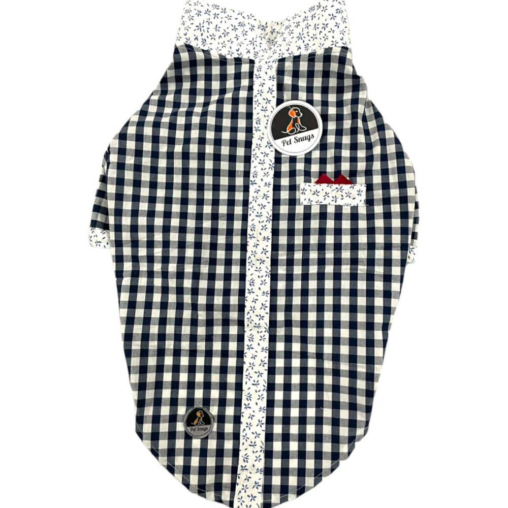 Petsnugs Retro Check Shirt for Pets