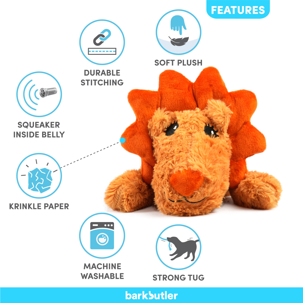 Barkbutler Lulu the Lioness Plush Toy for Dogs