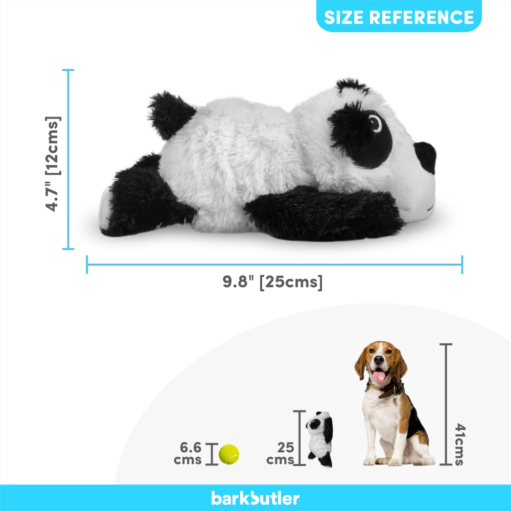 Barkbutler Pandu the Panda Plush Toy for Dogs