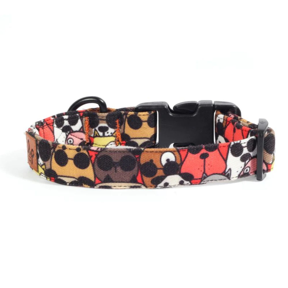 Lana Paws Googly Eyes Printed Collar for Dogs