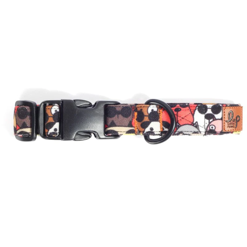 Lana Paws Googly Eyes Printed Collar for Dogs