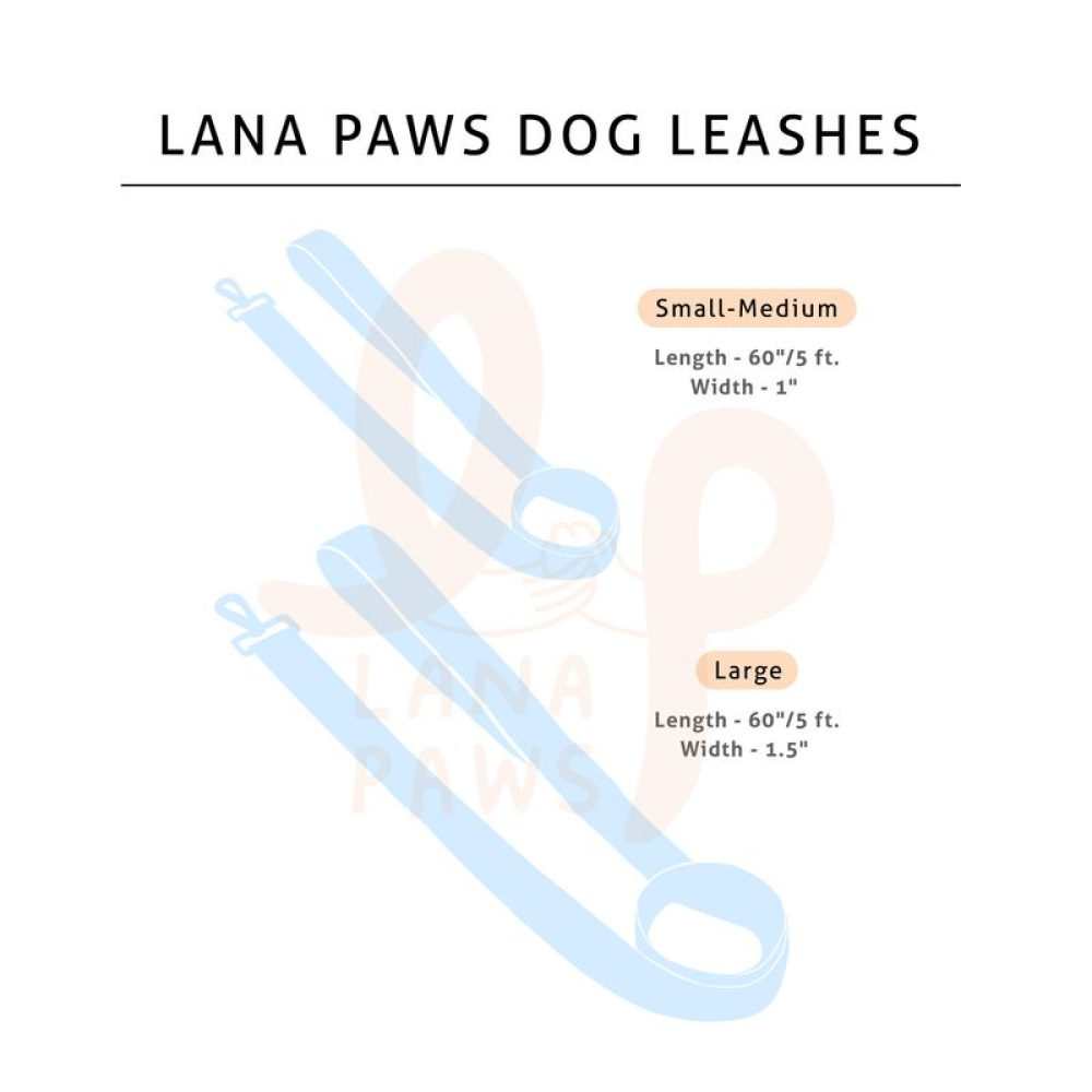 Lana Paws Googly Eyes Red Fabric Leash for Dogs
