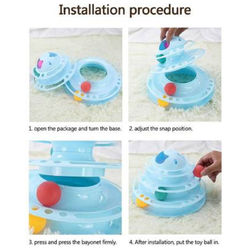 Emily Pets Interactive Ball Tower for Cats