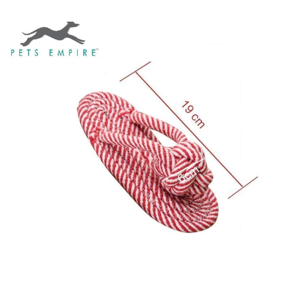 Emily Pets Interactive Chewing Rope Slipper Toy for Dogs