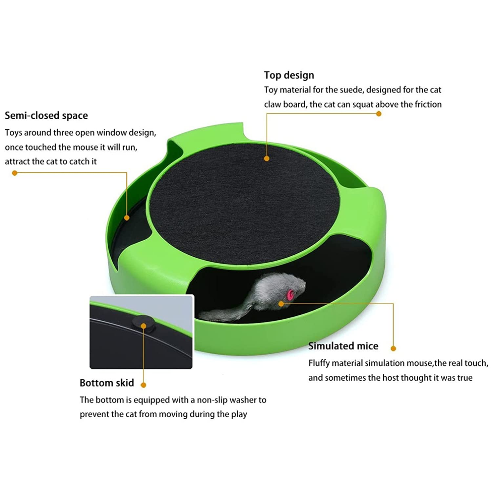 Emily Pets Catch the Mouse Cat Scratcher Toy for Cats