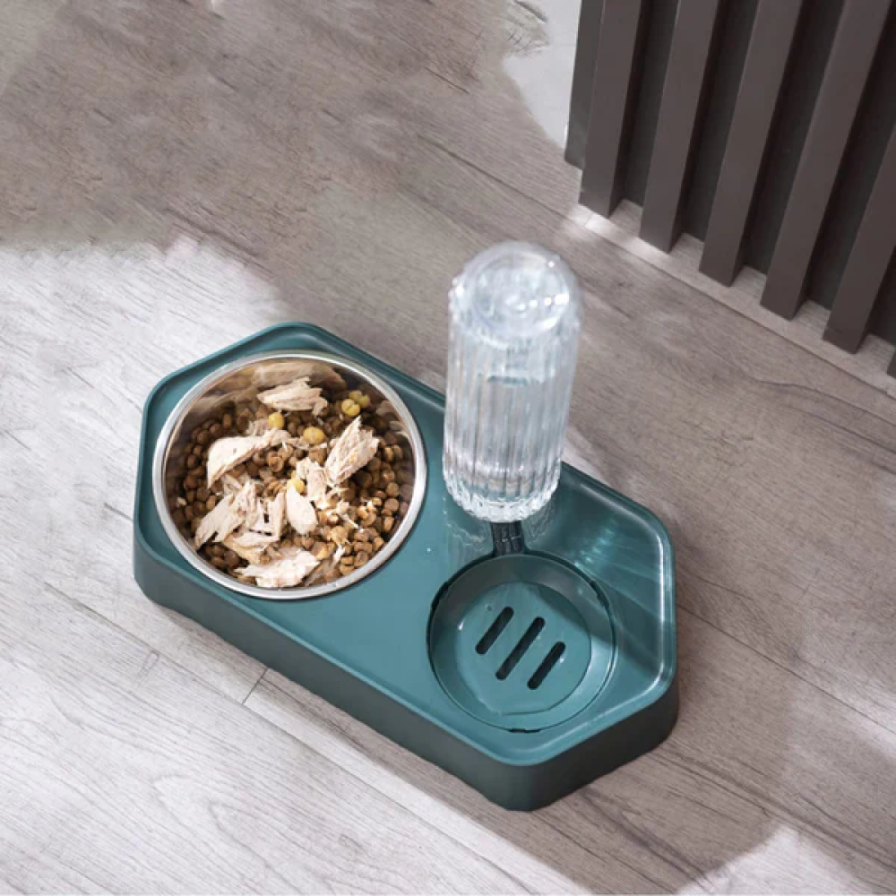 Emily Pets Automatic Water Dispenser Double Bowls for Pets