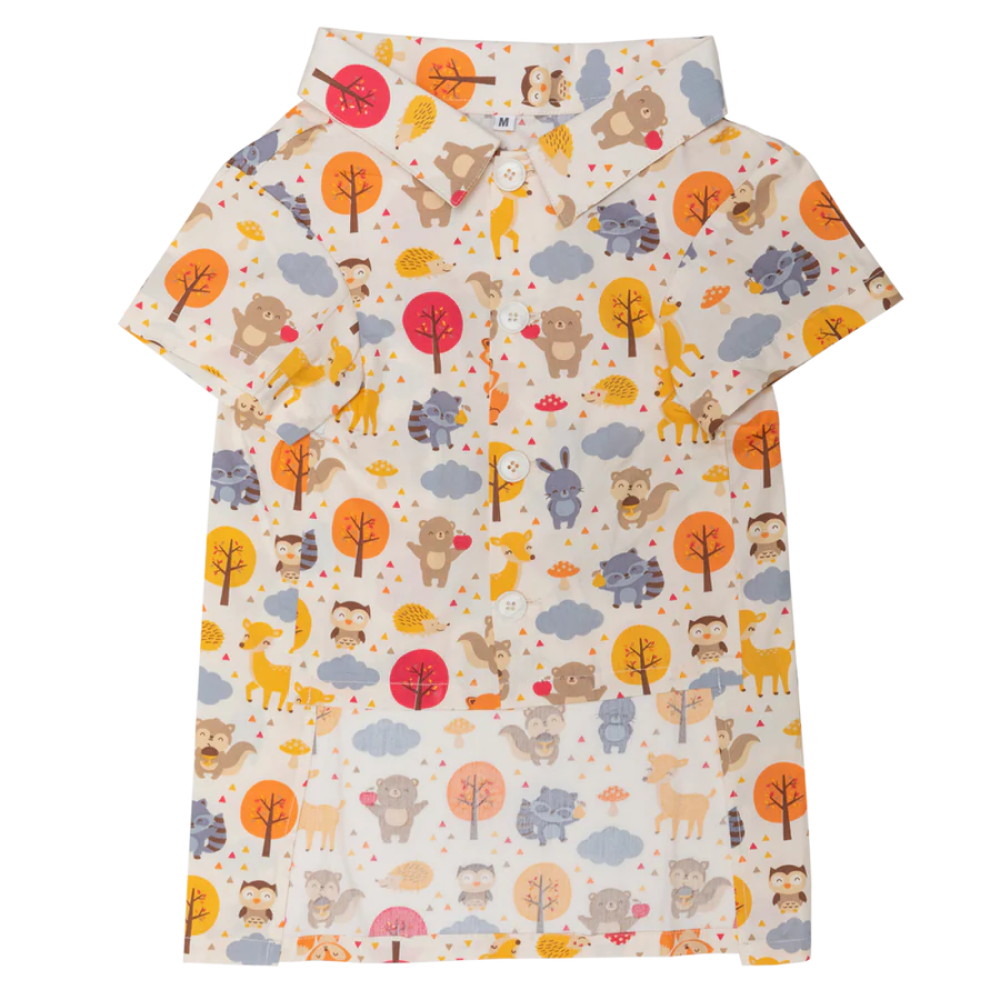 Pet And Parents (Namaste Pets) Sunny Parks Days Printed Shirt for Dogs