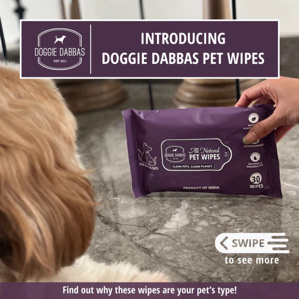 Doggie Dabbas Wipes for Pets