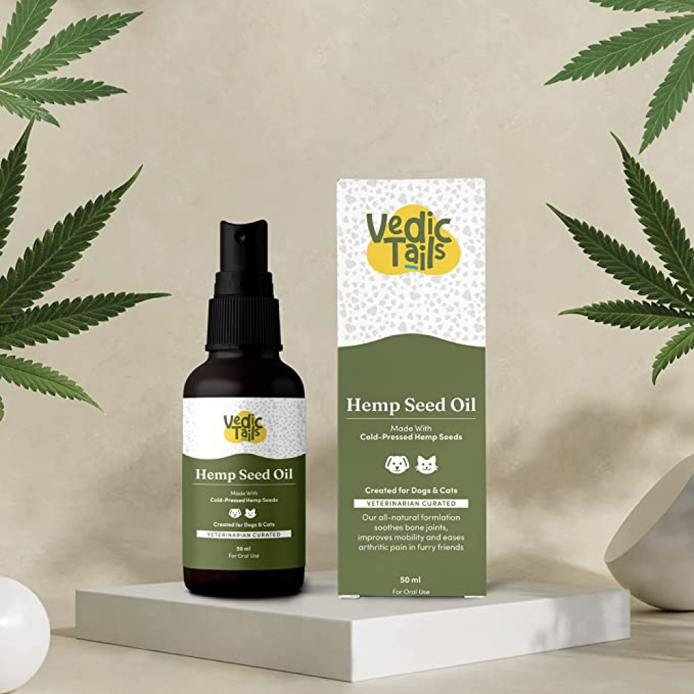 Vedic Tails Hemp Seed Oil for Pets