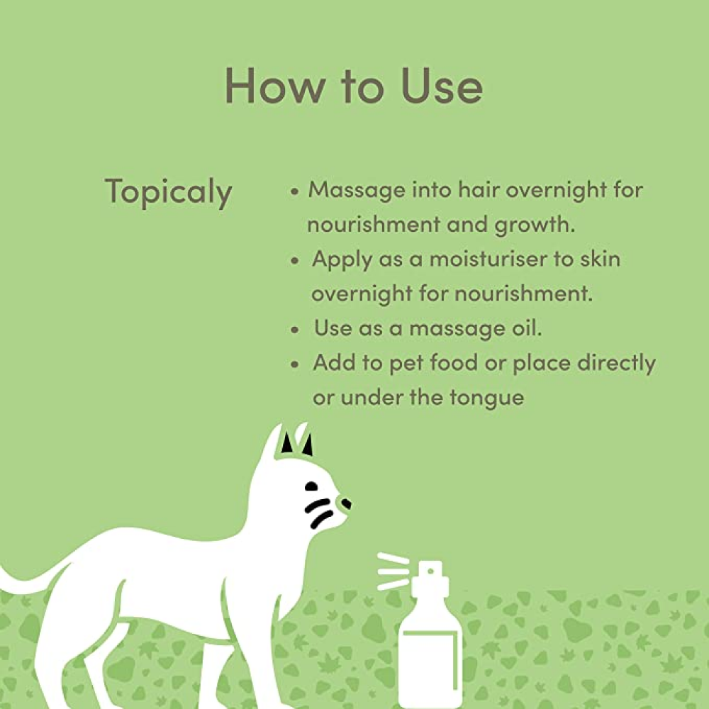 Vedic Tails Hemp Seed Oil for Pets