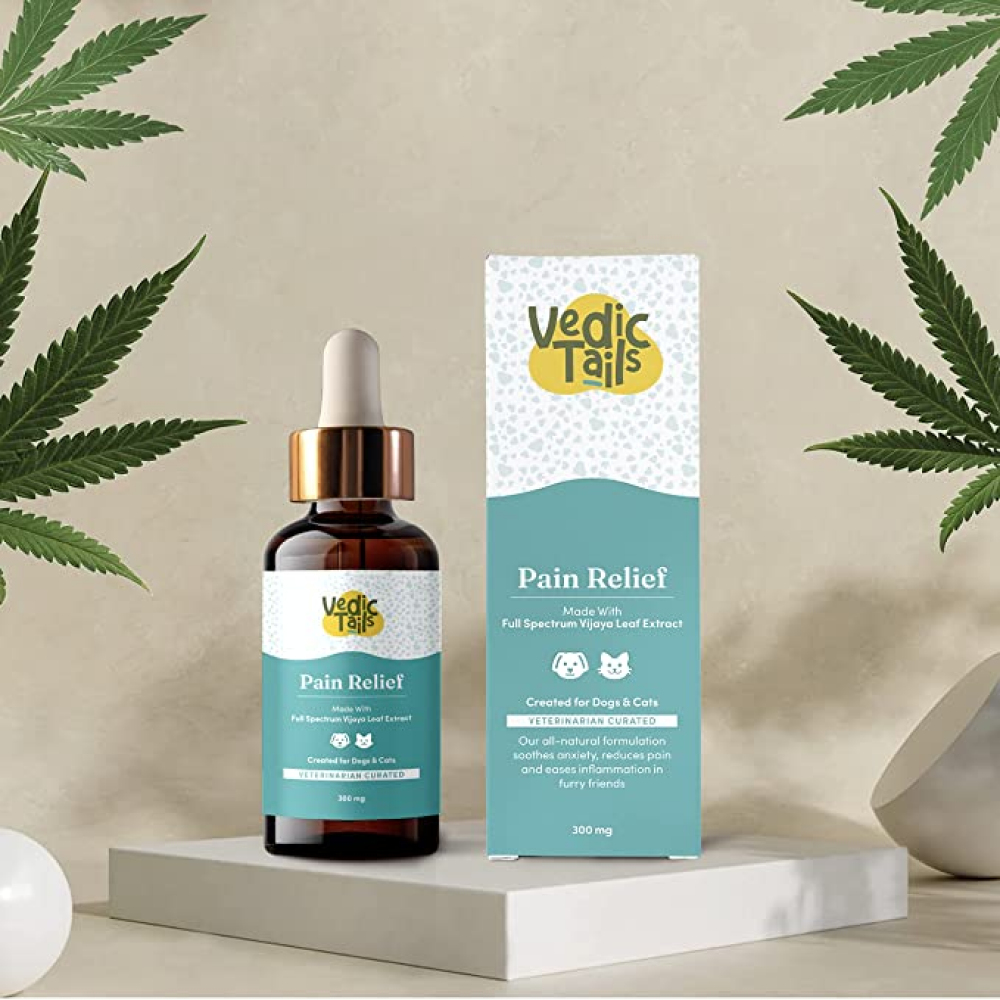 Vedic Tails Pain Relief Full Spectrum CBD Oil for Pets