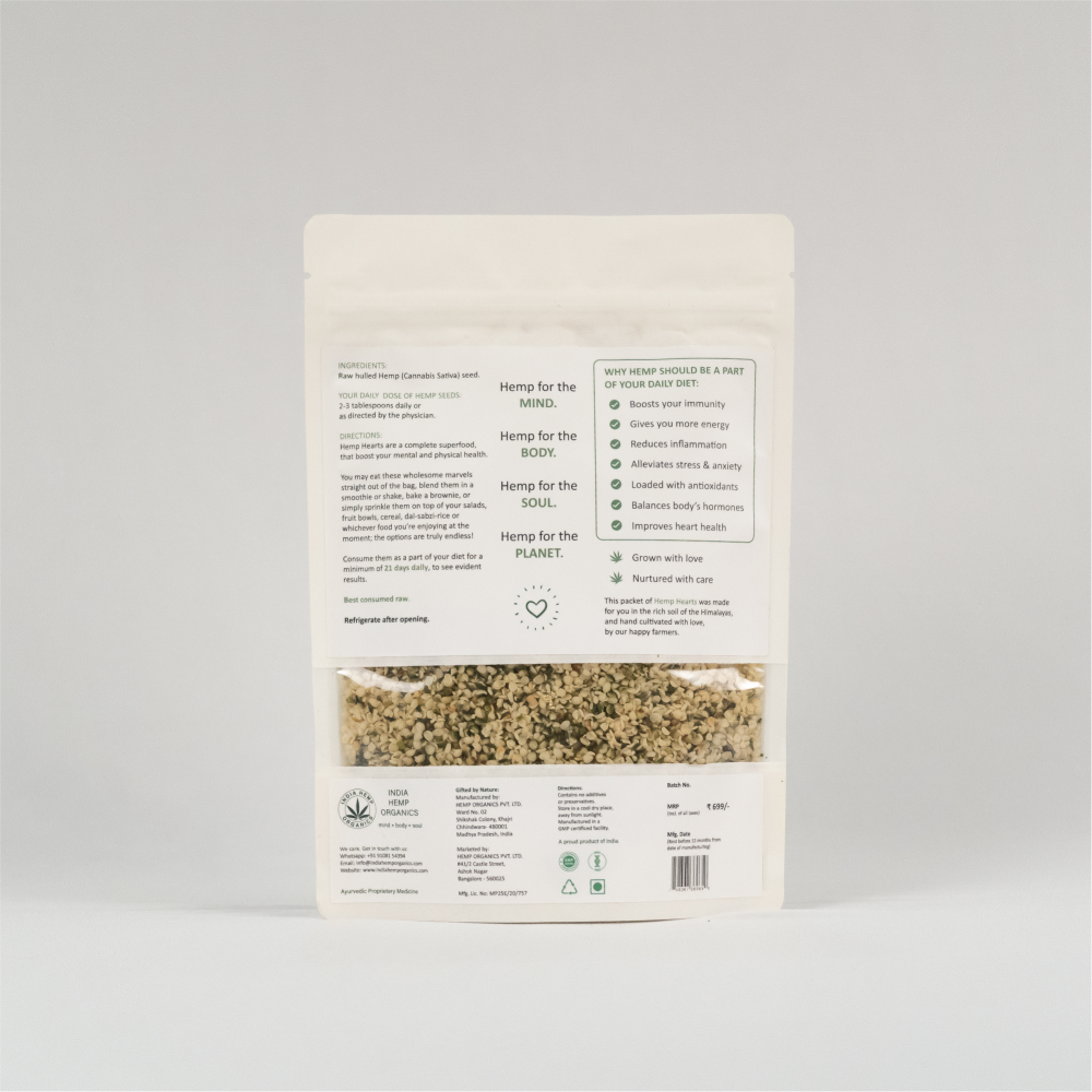 India Hemp Organics Hemp Hearts for Pets
