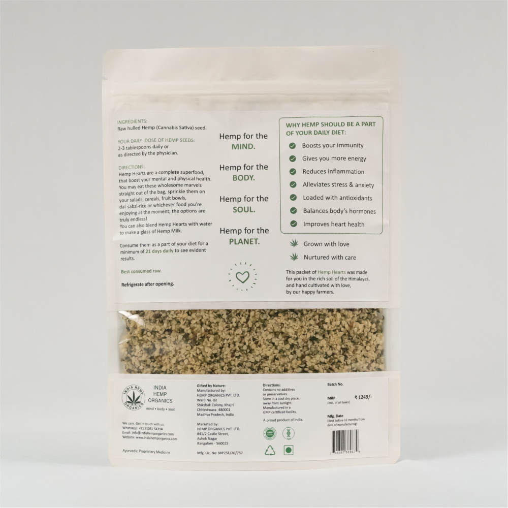 India Hemp Organics Hemp Hearts for Pets