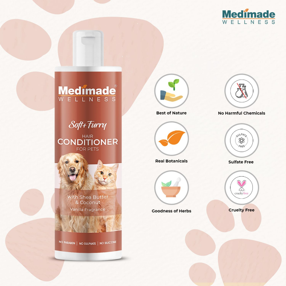 Medimade Shea Butter & Coconut Hair Conditioner for Pets