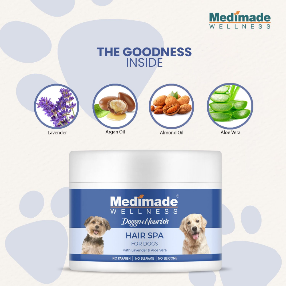 Medimade Hair Spa with Lavender & Aloevera for Dogs