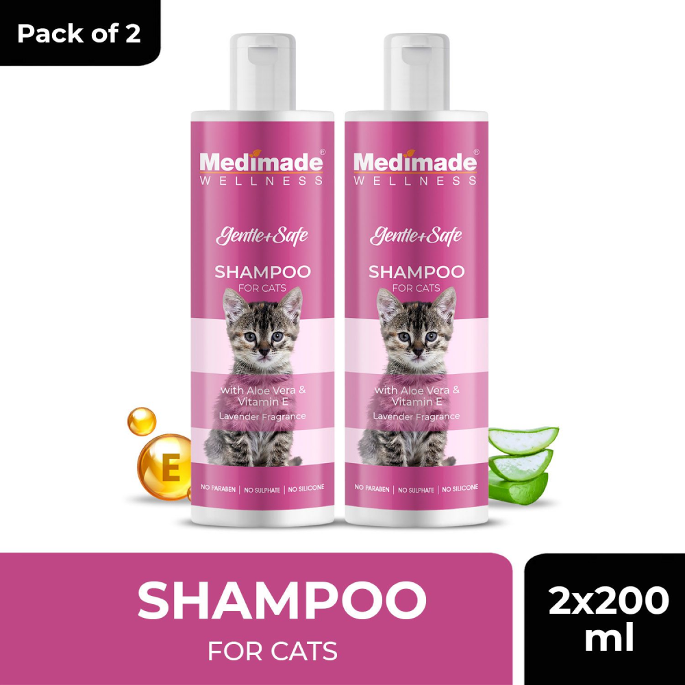 Medimade Aloe Vera & Vitamin E Shampoo for Cats