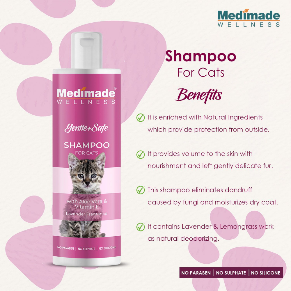 Medimade Aloe Vera & Vitamin E Shampoo for Cats