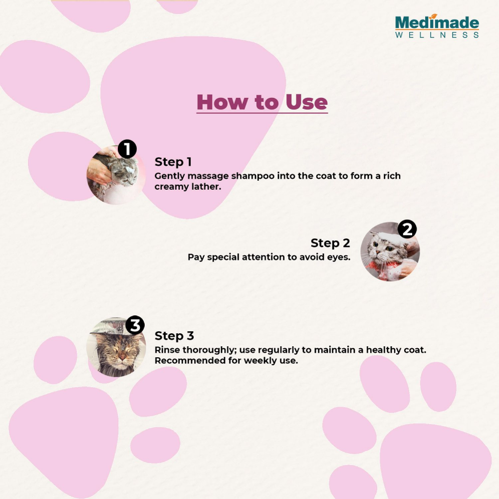 Medimade Aloe Vera & Vitamin E Shampoo for Cats