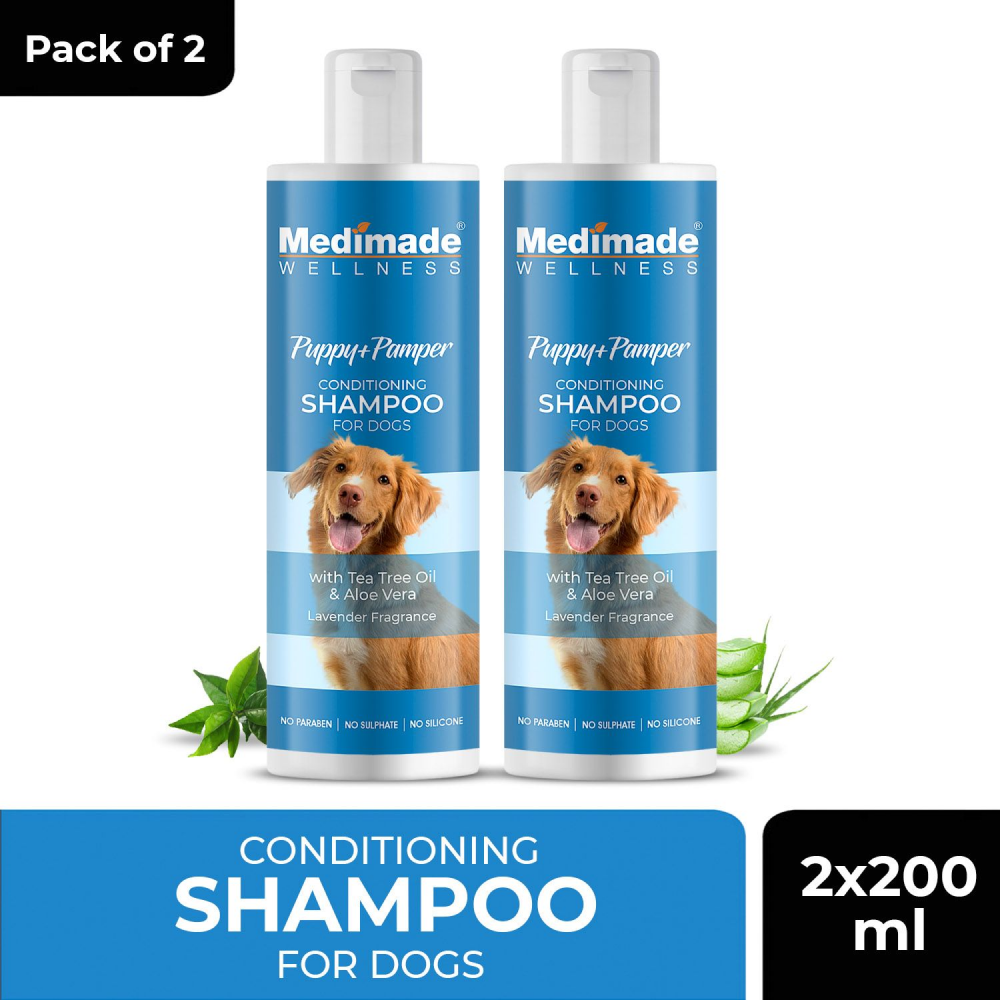 Medimade Tea Tree Oil & Aloe Vera Conditioning Shampoo for Dogs