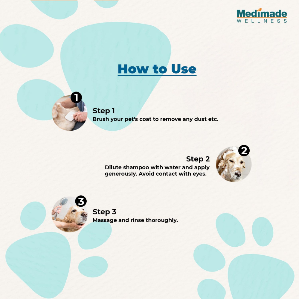 Medimade Tea Tree Oil & Aloe Vera Conditioning Shampoo for Dogs