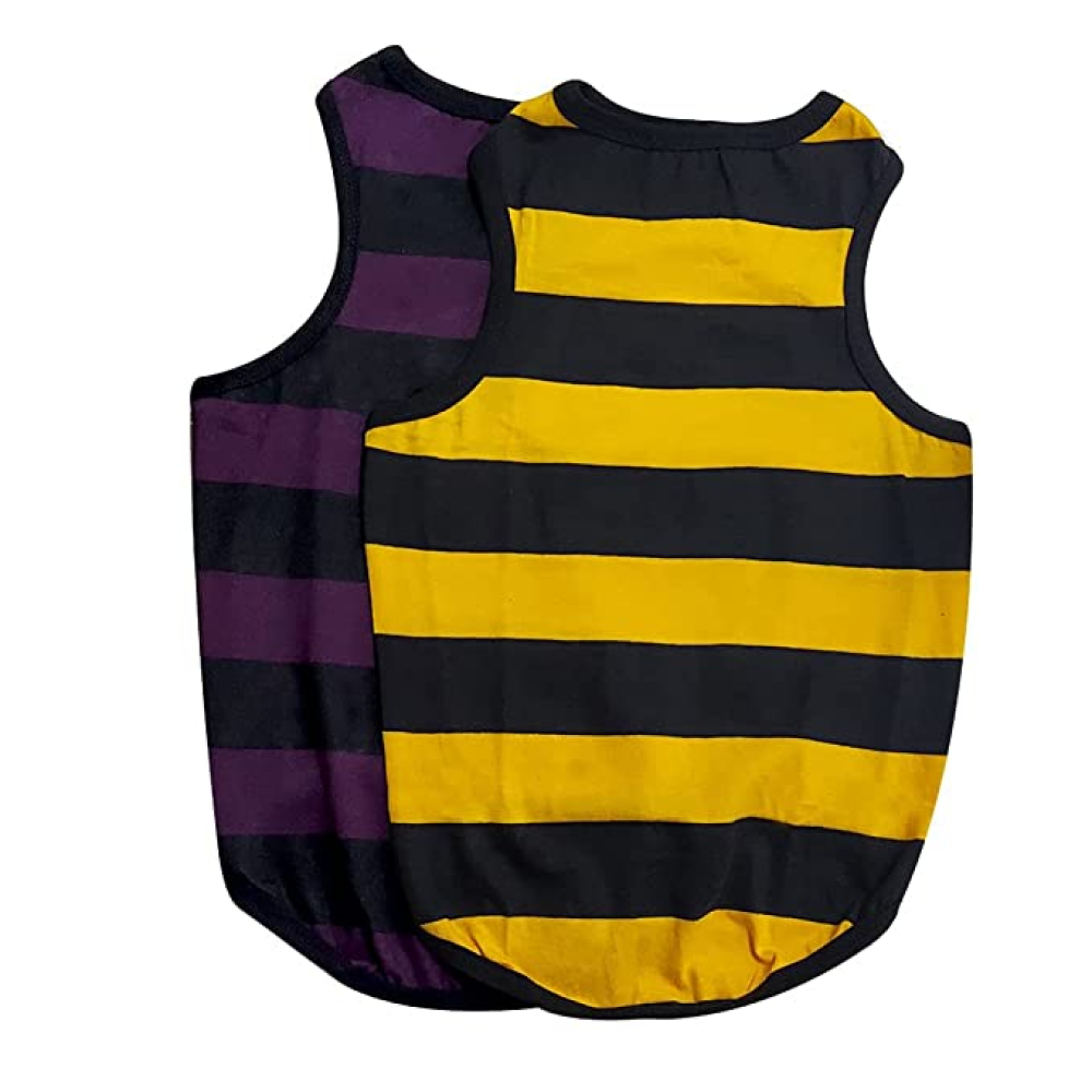 Fetcher T Shirt Sleeveless Muscle Summer Thin Tee Sando Vest for Pets (Set of 2)