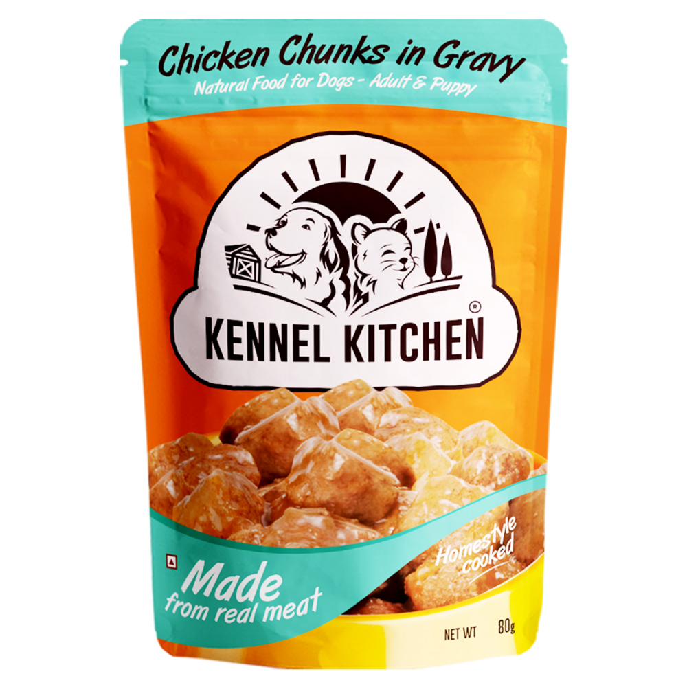 Kennel Kitchen Chicken Chunks in Gravy Adult and Puppy Wet Dog Food