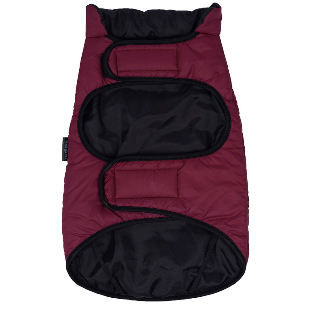 Dear Pet Quilted Jacket for Dogs (Maroon)