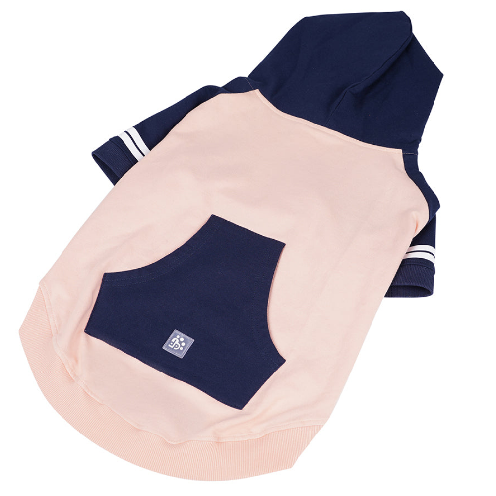 Dear Pet Stripes Sweatshirts for Dogs (Peach & Blue)