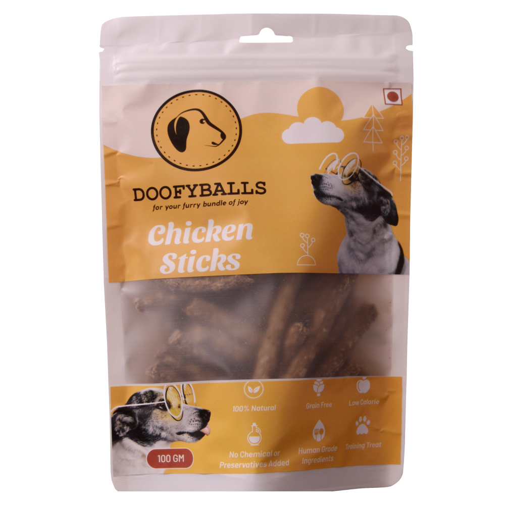 Doofyballs Chicken Sticks Dog Treats