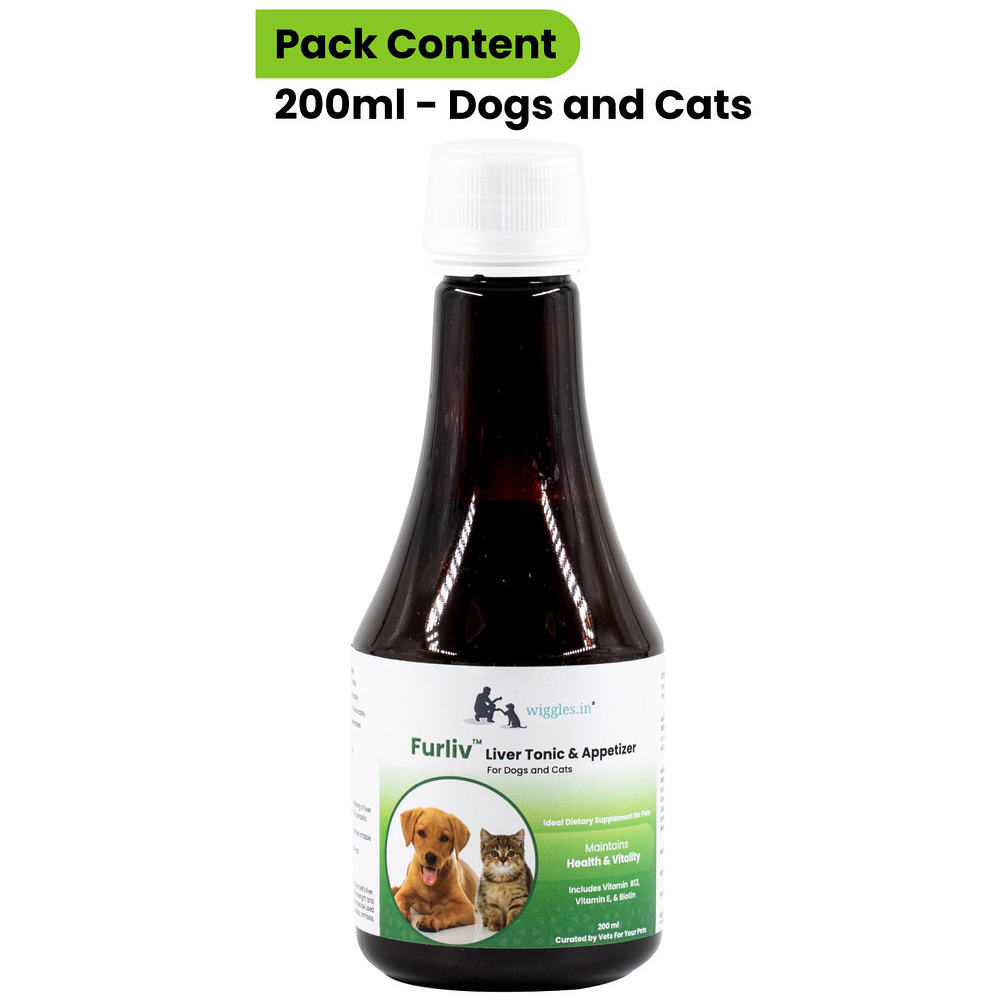 Wiggles Furliv Liver Tonic Appetite Booster for Pets