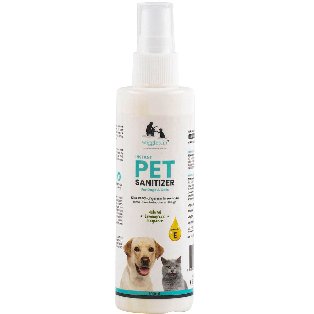Wiggles Wiggles Pet Sanitizer Spray for Pets