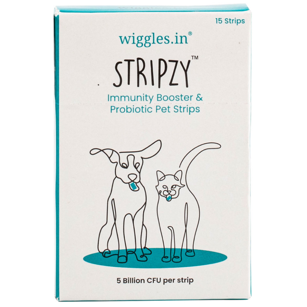 Wiggles Stripzy Immunity Booster Probiotics for Pets