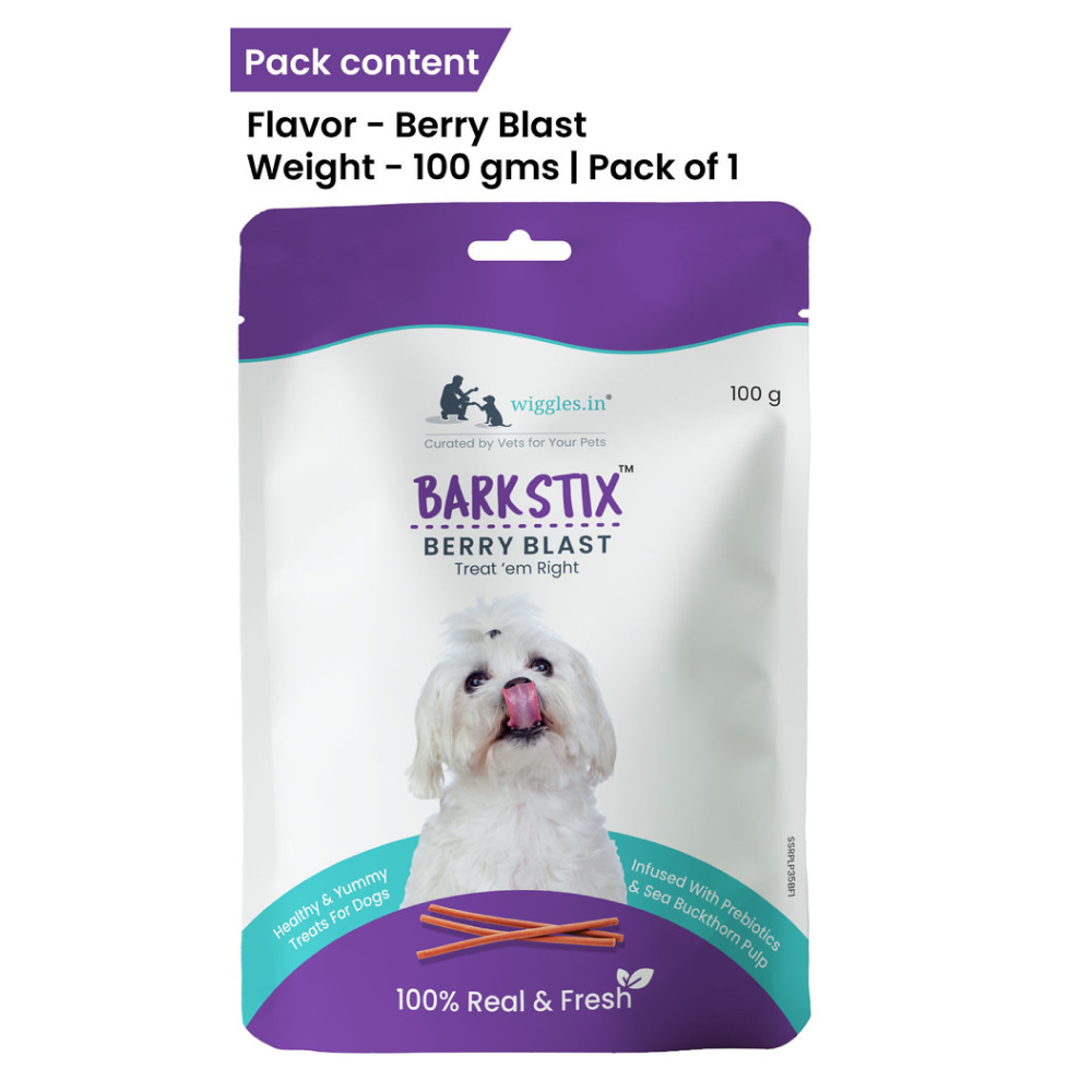 Wiggles Barkstix Berry Blast Dog Treats