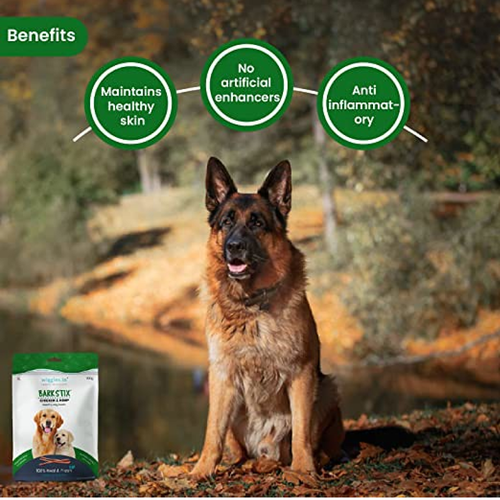 Wiggles Barkstix Chicken & Hemp Dog Treats