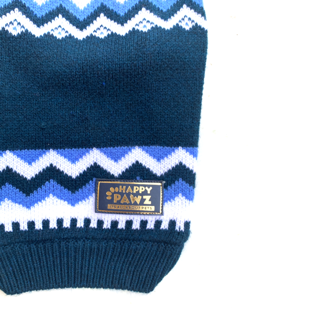 Happy Pawz Classic Scandinavian Knit Sweater for Pets