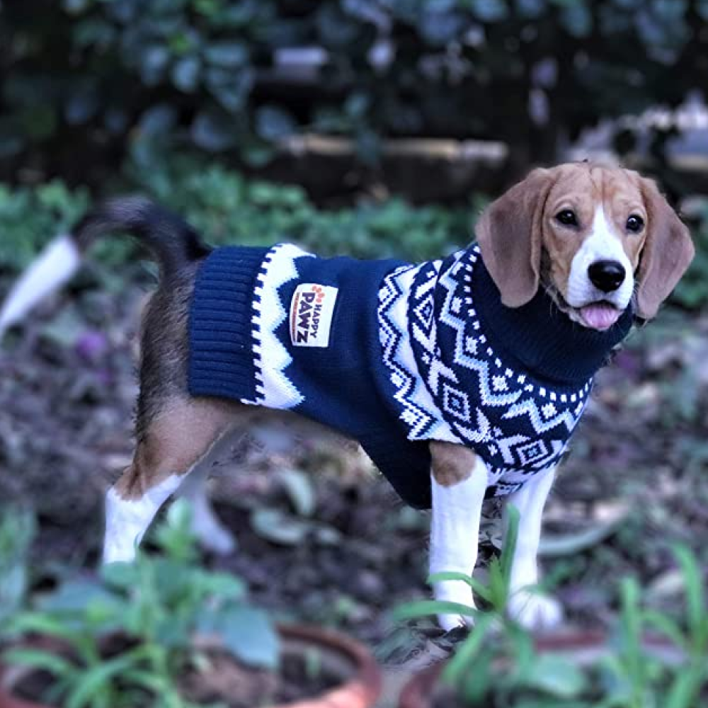 Happy Pawz Classic Scandinavian Knit Sweater for Pets
