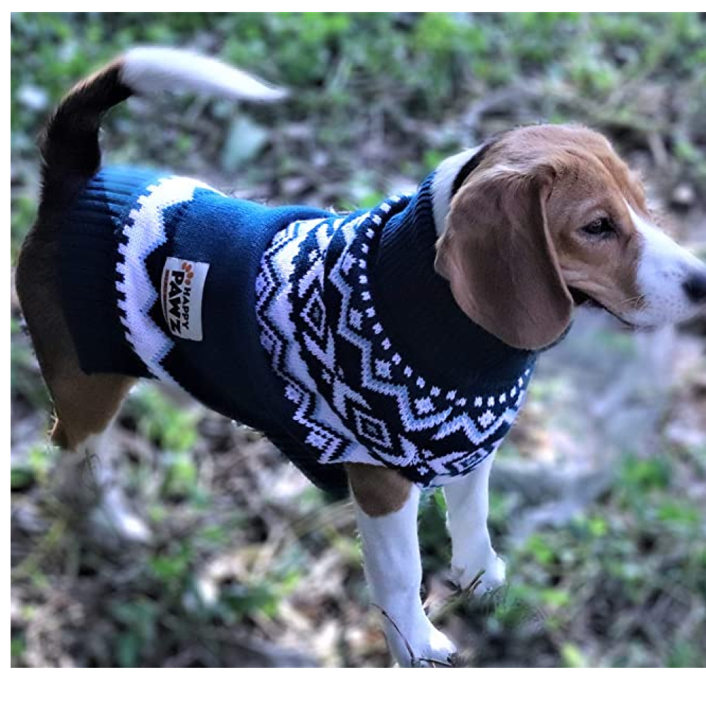 Happy Pawz Classic Scandinavian Knit Sweater for Pets