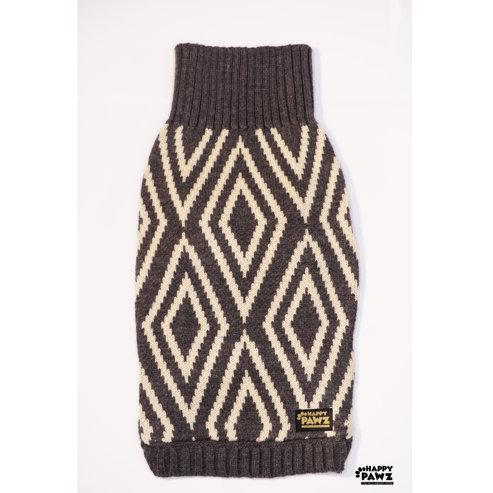 Happy Pawz Rhombus Sweater for Pets