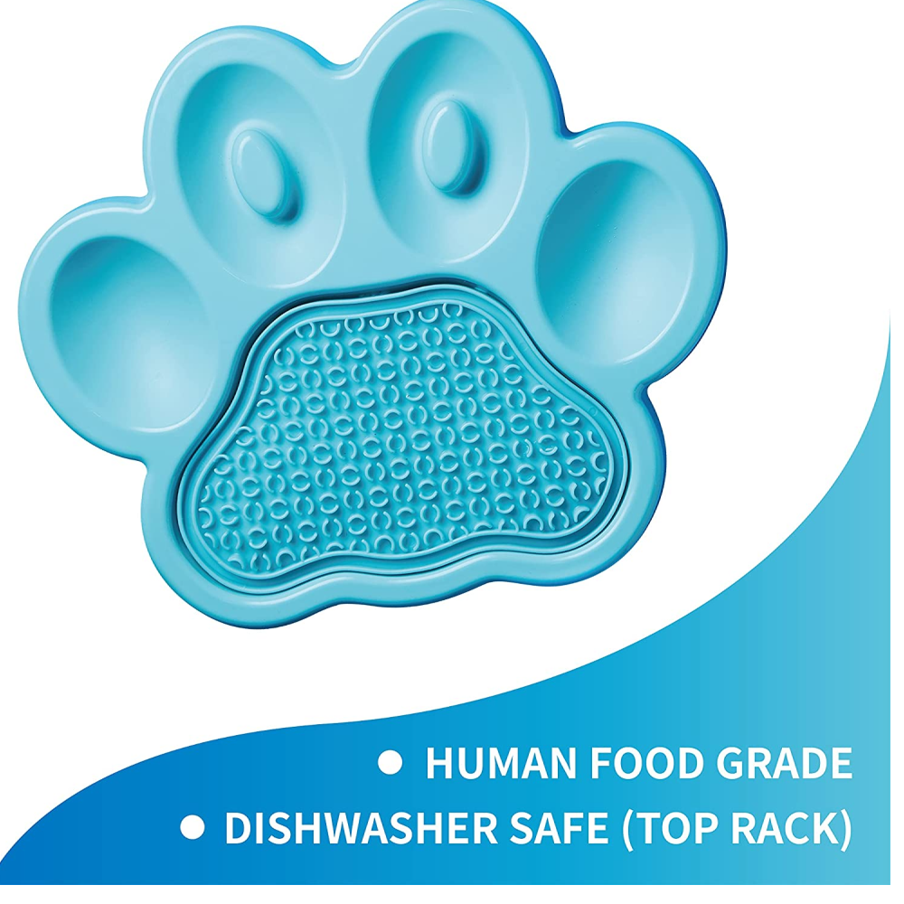 PetDreamHouse Paw Easy 2-IN-1 Slow Feeder & Lick Pad for Pets