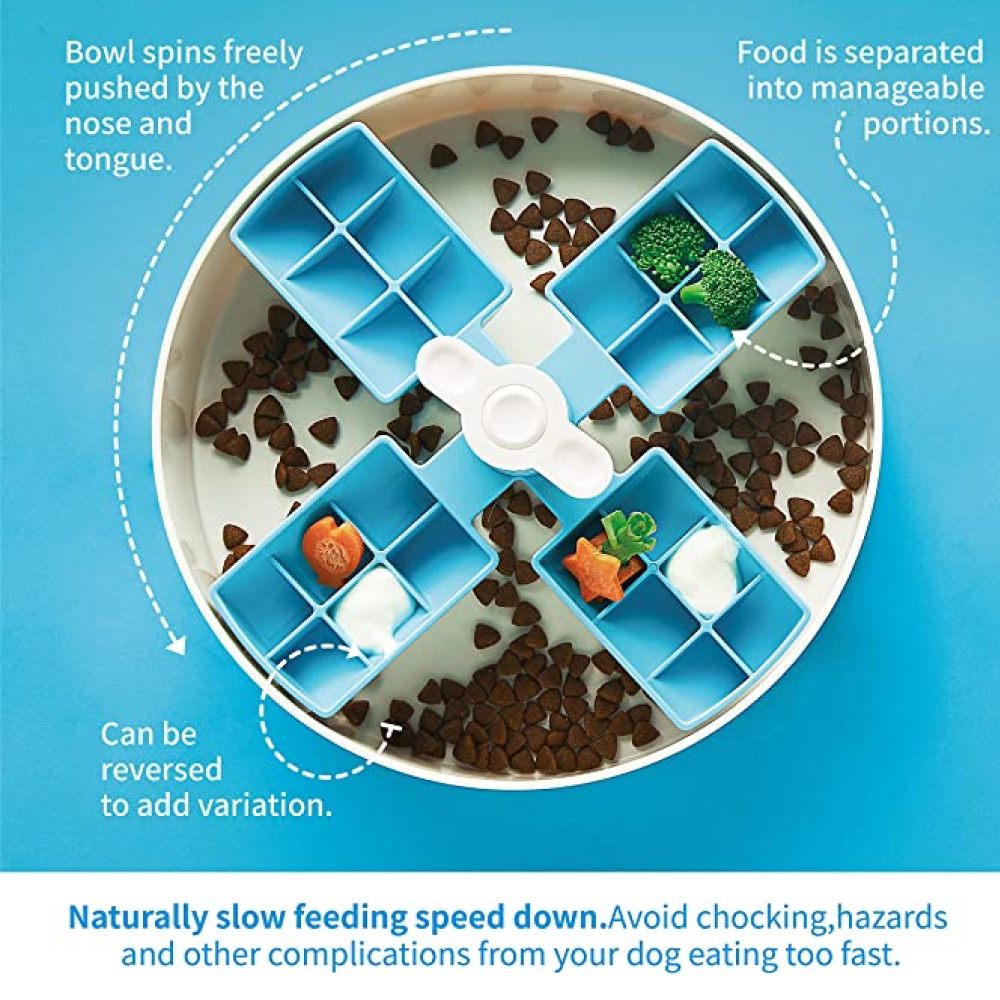 PetDreamHouse Easy Spin Interactive Feeder Windmill for Pets