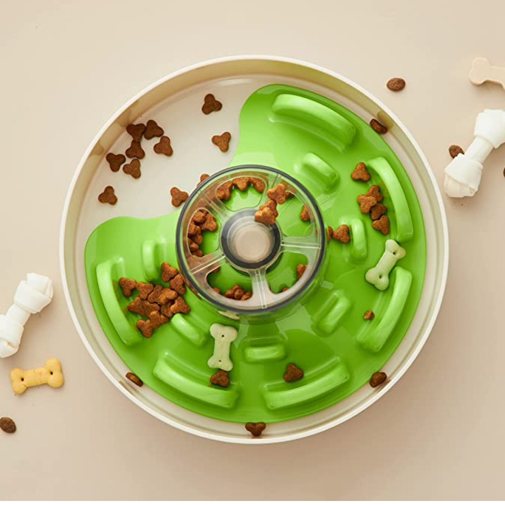 PetDreamHouse Tricky Spin Interactive Feeder UFO Maze for Pets