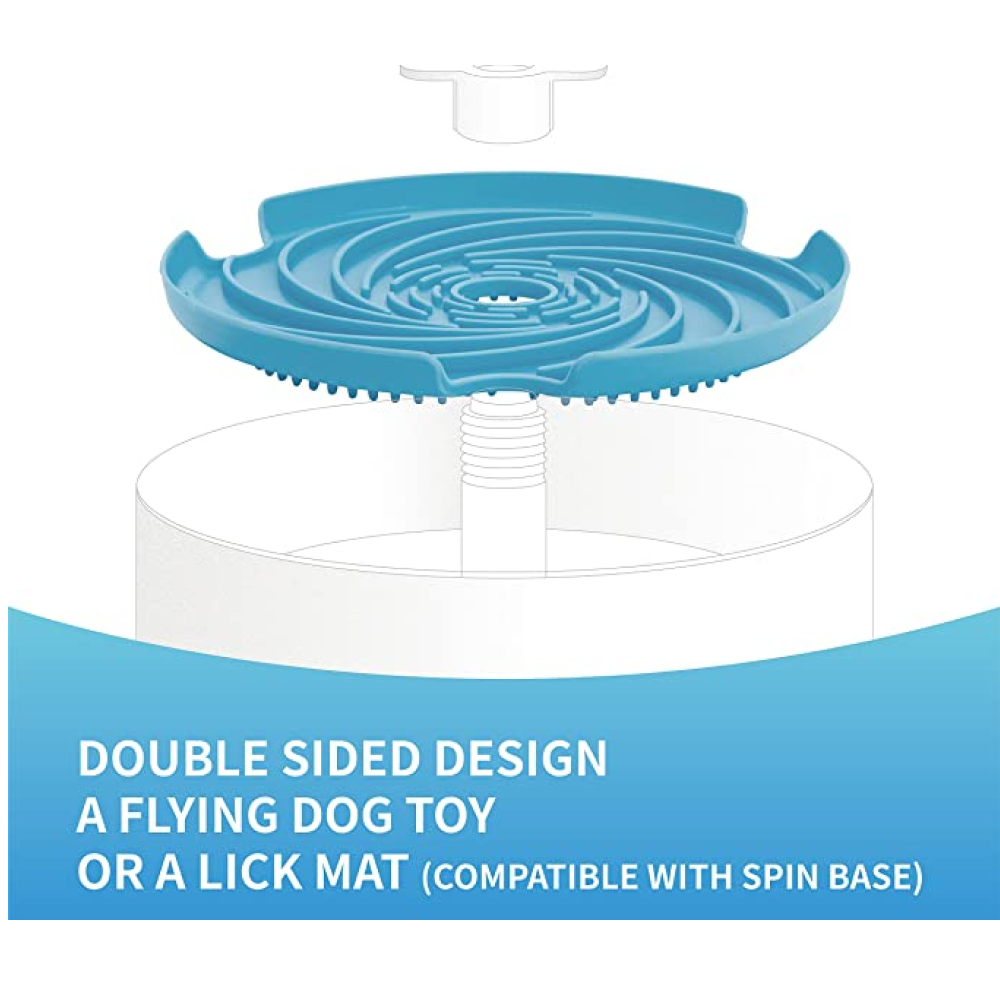 PetDreamHouse Spin Accessories Lick Flying Disc for Pets