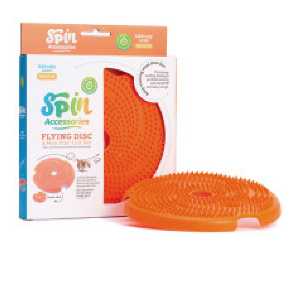 PetDreamHouse Spin Accessories Lick Flying Disc for Pets