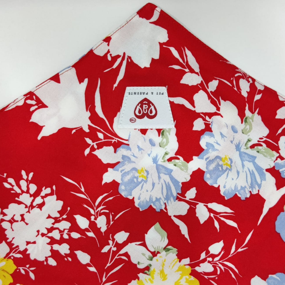 Pet and Parents Red Bandana - S