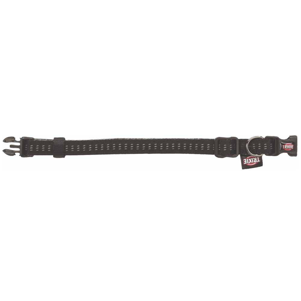Trixie Softline Elegance Collar For Dogs (Black/Graphite)