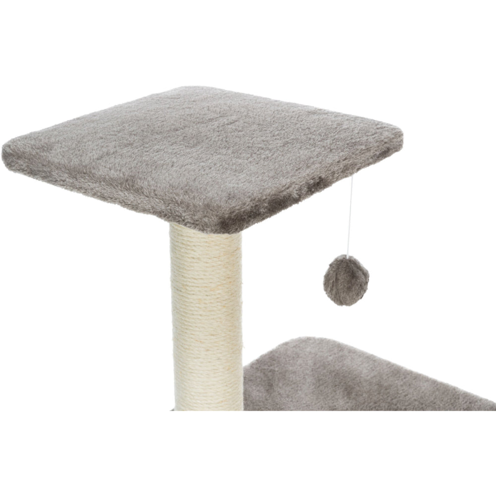 Trixie Altea Scratching Wave on Post for Cats (Platinum Grey with Paw Prints)